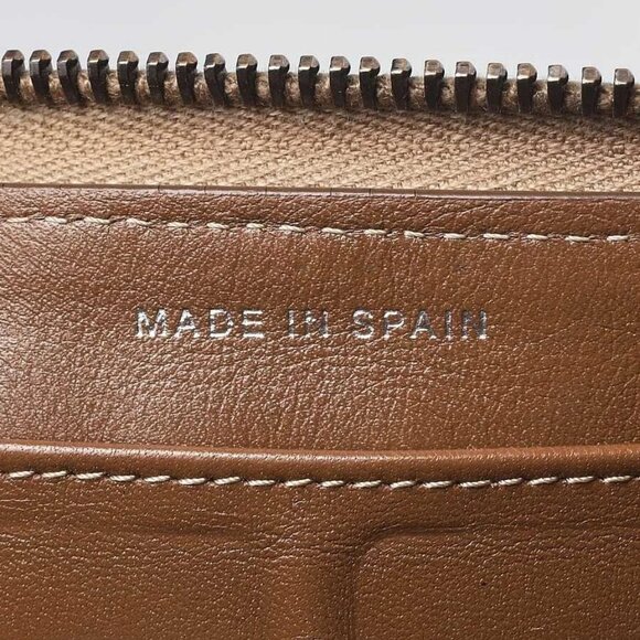 Chanel Bronze Calfskin Quilted Leather L-Gusset Zip Wallet - Picture 9 of 11